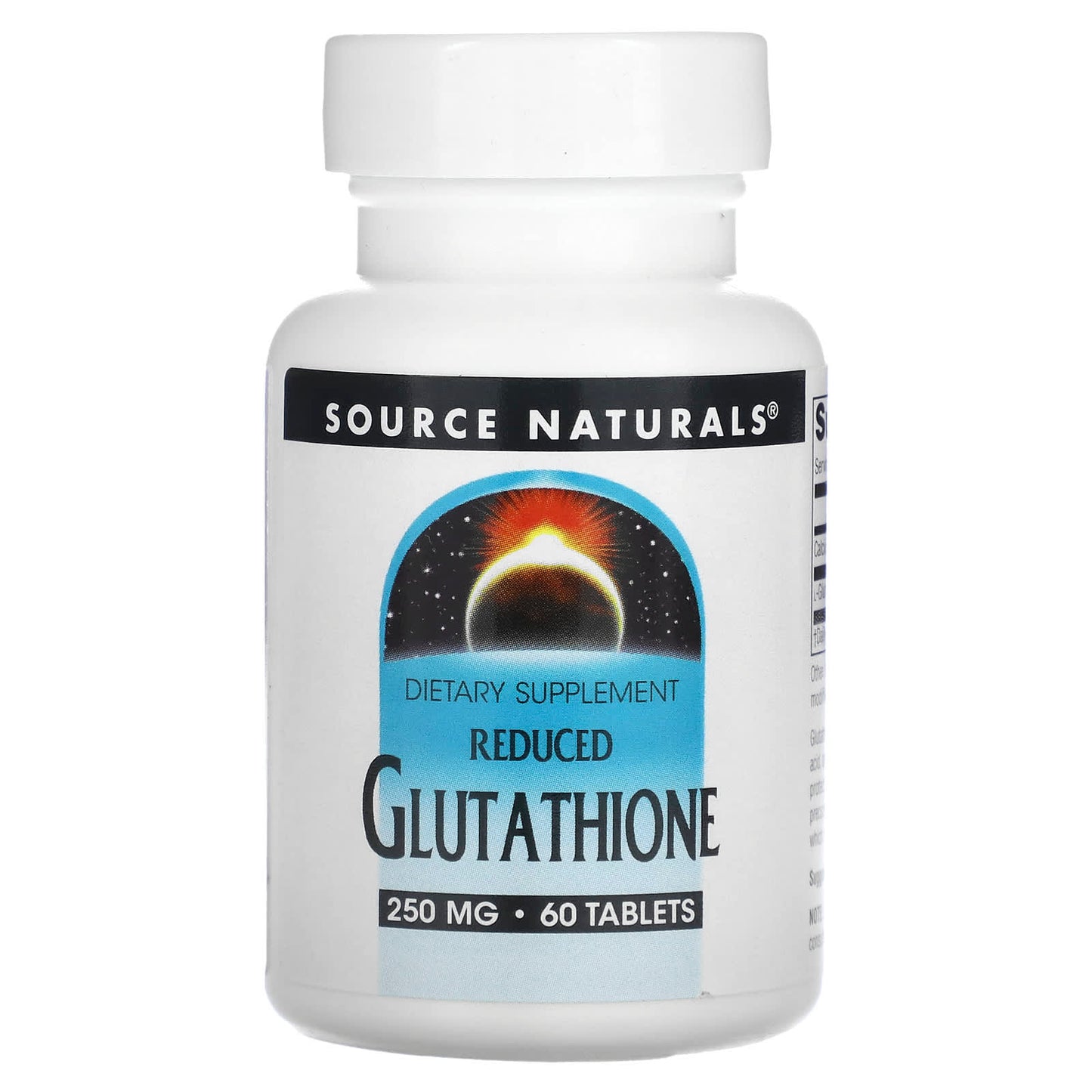 Source Naturals, Reduced Glutathione, 60 Tablets - Image 1