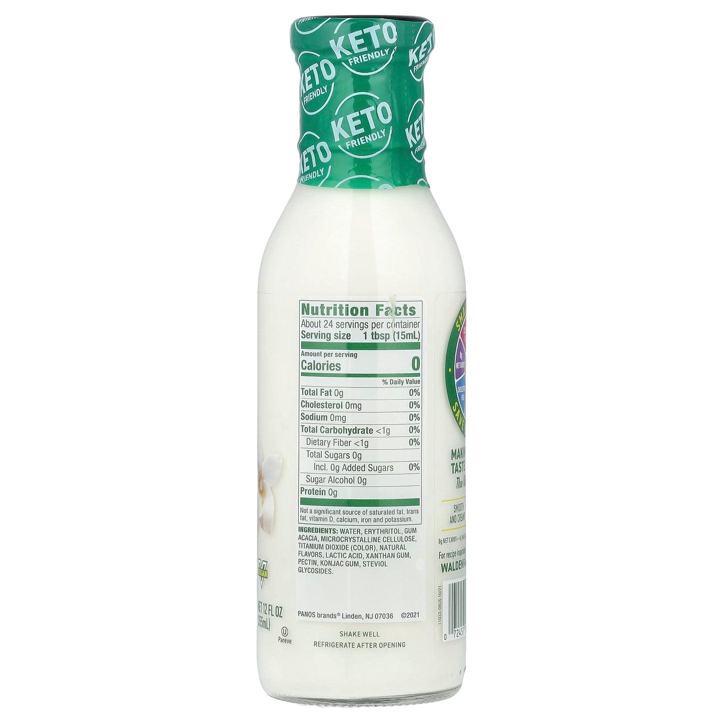 Walden Farms, Creamer, French Vanilla, 12 fl oz (355 ml)