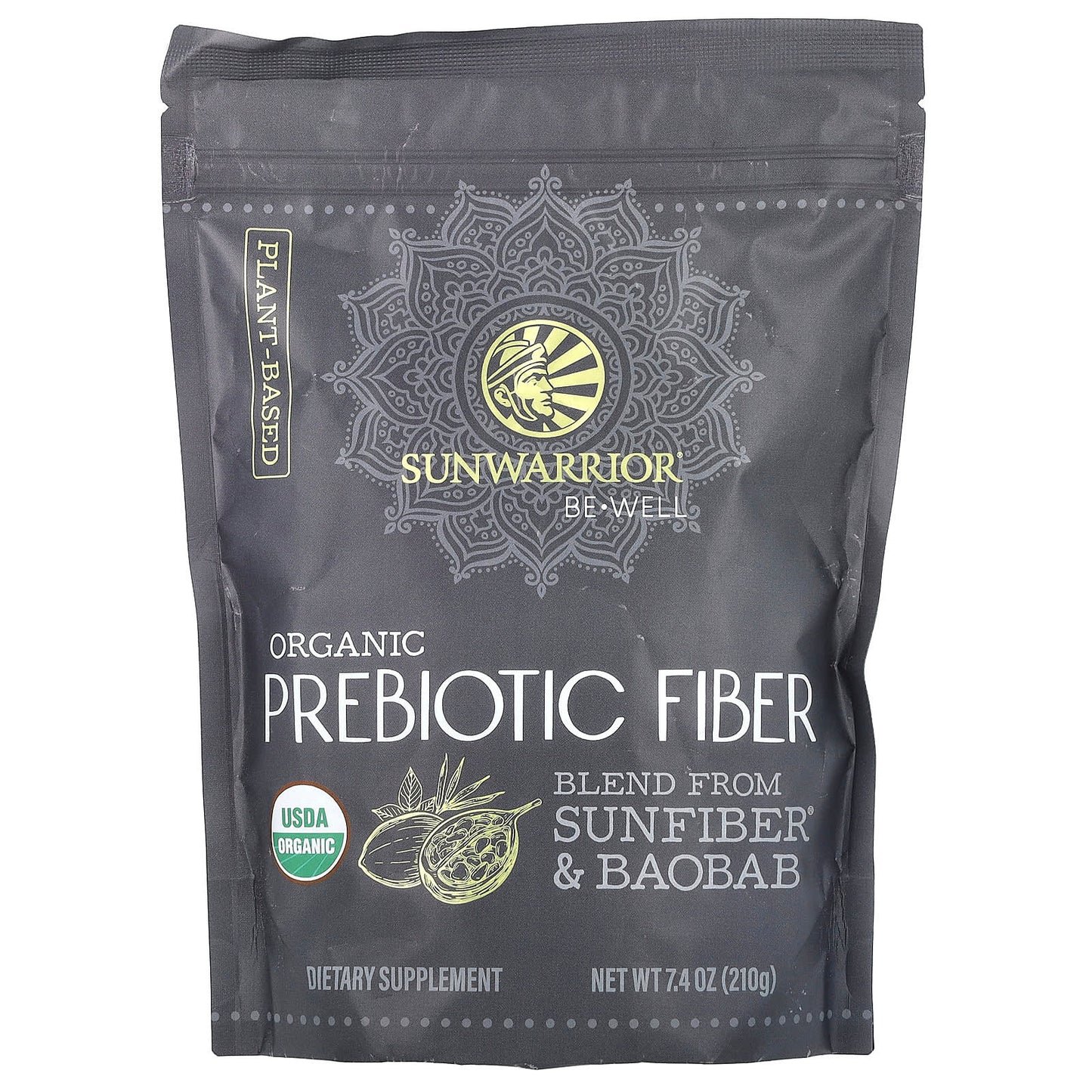 Sunwarrior, Organic Prebiotic Fiber, 7.4 oz (210 g) - Image 1