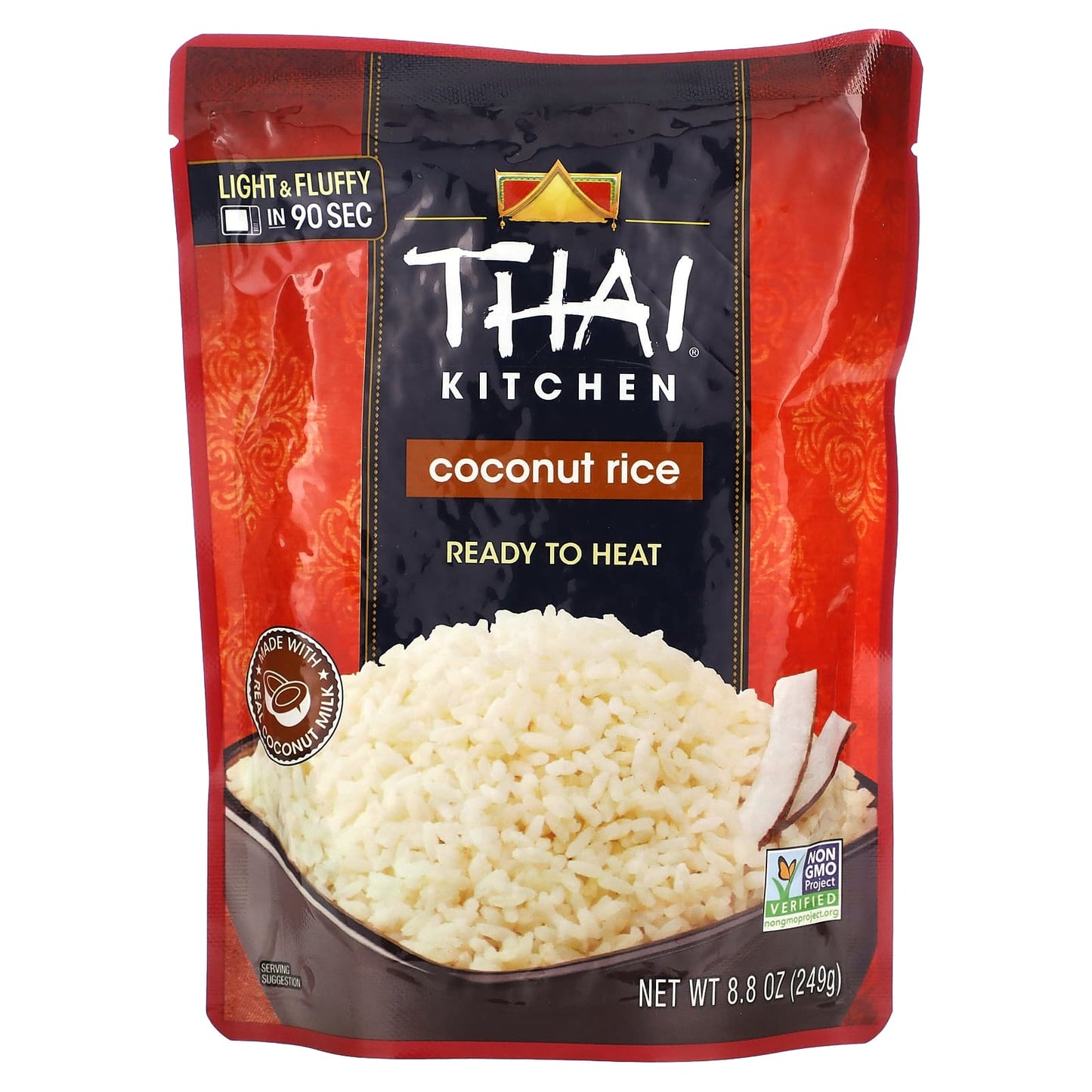 Thai Kitchen, Ready To Heat, Coconut Rice, 8.8 oz (249 g) - Image 1