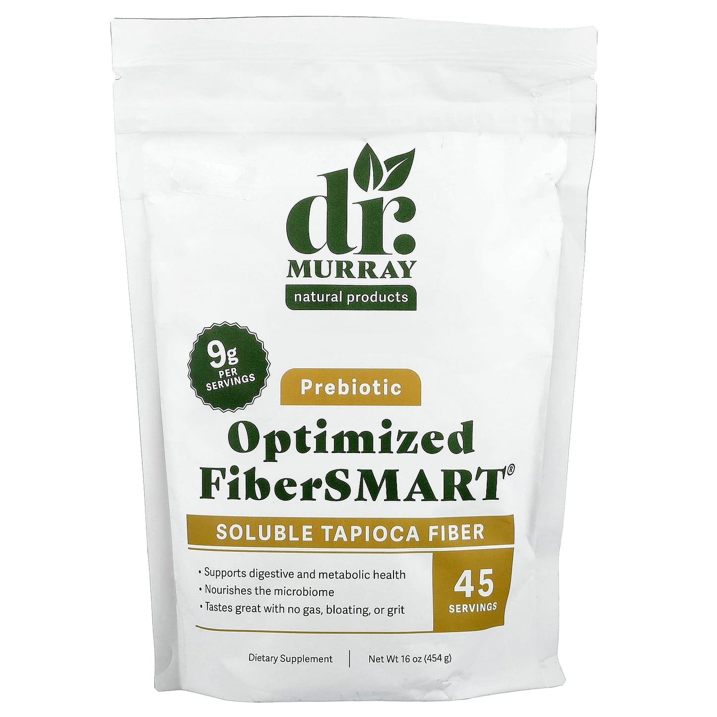 Dr. Murray's Optimized FiberSMART Soluble Tapioca Fiber - 16 oz (454g) - Image 1
