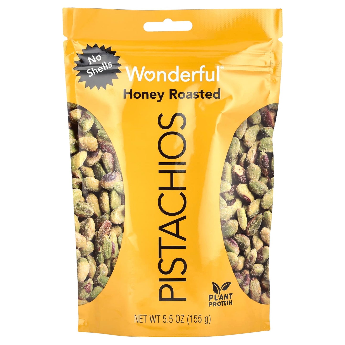 Wonderful Pistachios, Honey Roasted, No Shells, 5.5 oz (155 g) - Image 1