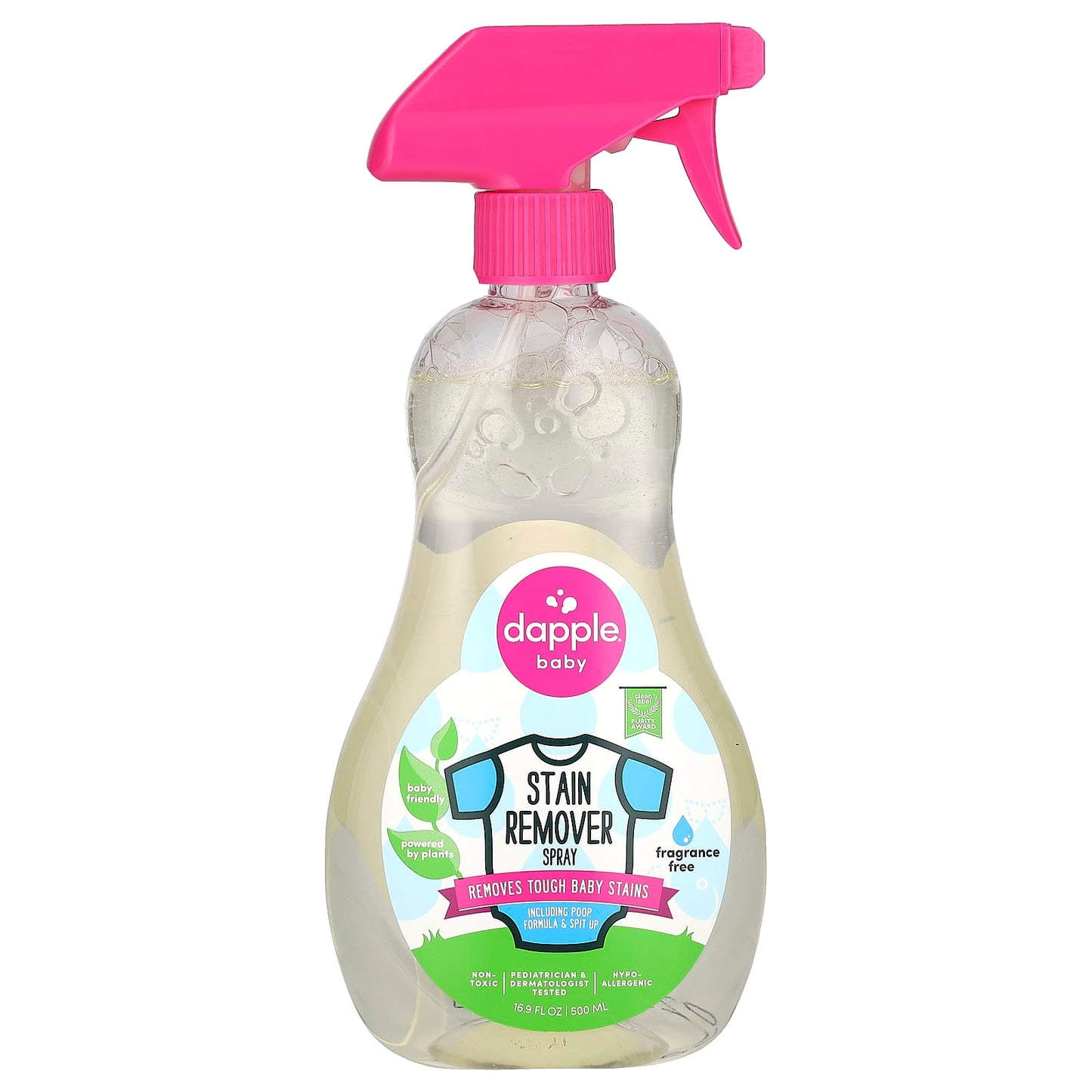 Dapple Baby Stain Remover Spray, Fragrance-Free, Non-Toxic & Gentle - Image 1
