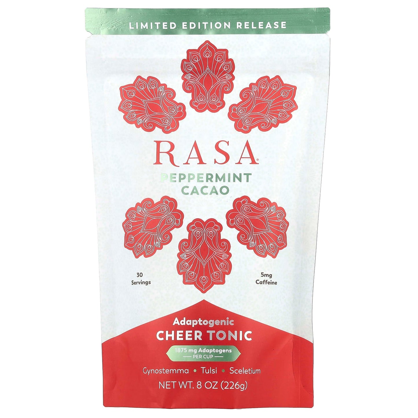 Rasa, Adaptogenic Cheer Tonic, Peppermint Cacao, 8 oz (226 g) - Image 1