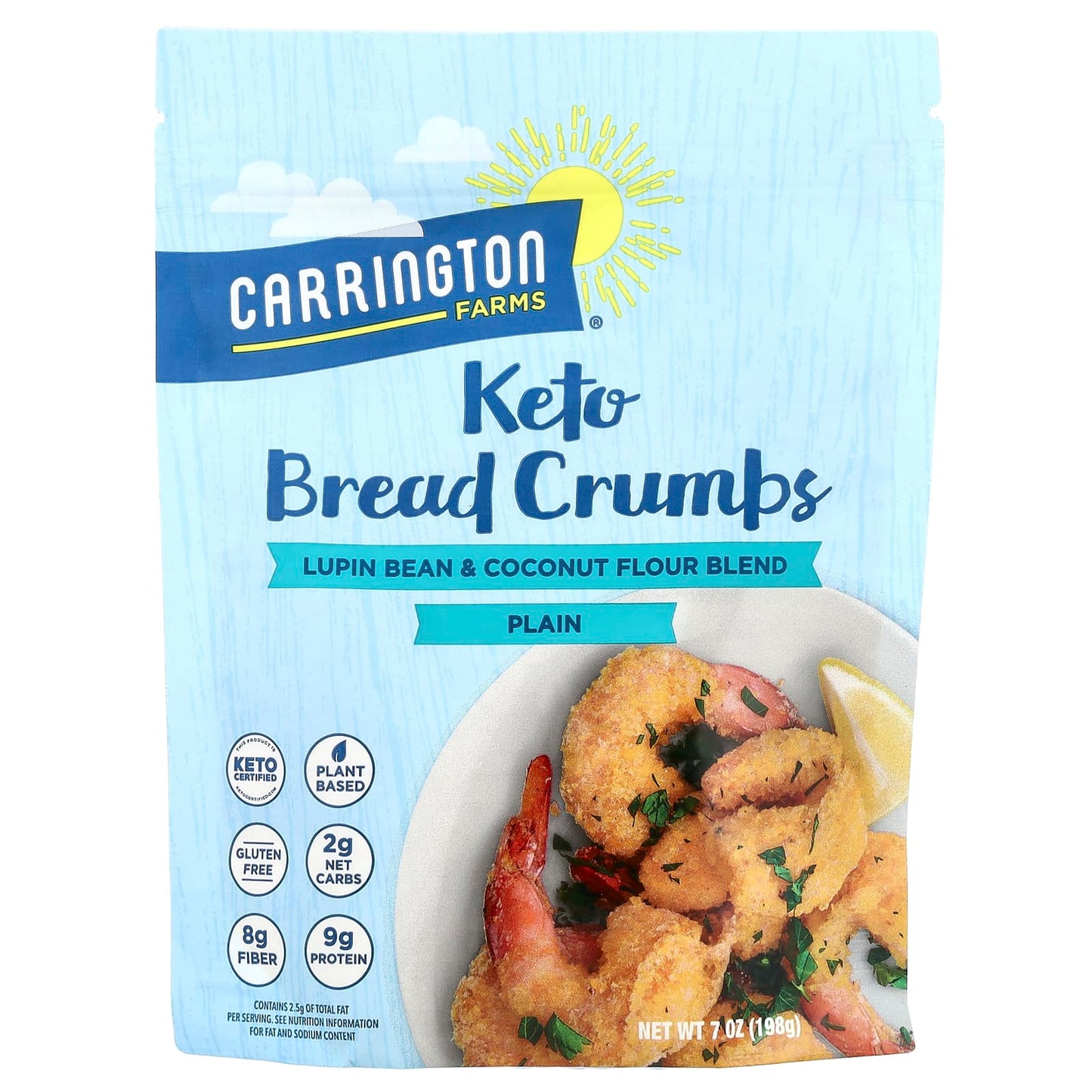 Keto Bread Crumbs by Carrington Farms - Low Carb, Gluten Free - Image 1