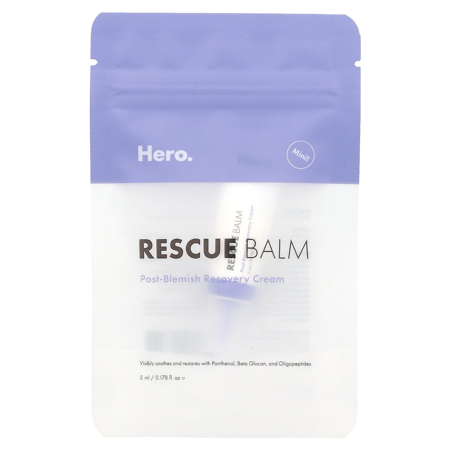 Hero Cosmetics Rescue Balm Mini - Fast Blemish Recovery Cream - Image 1