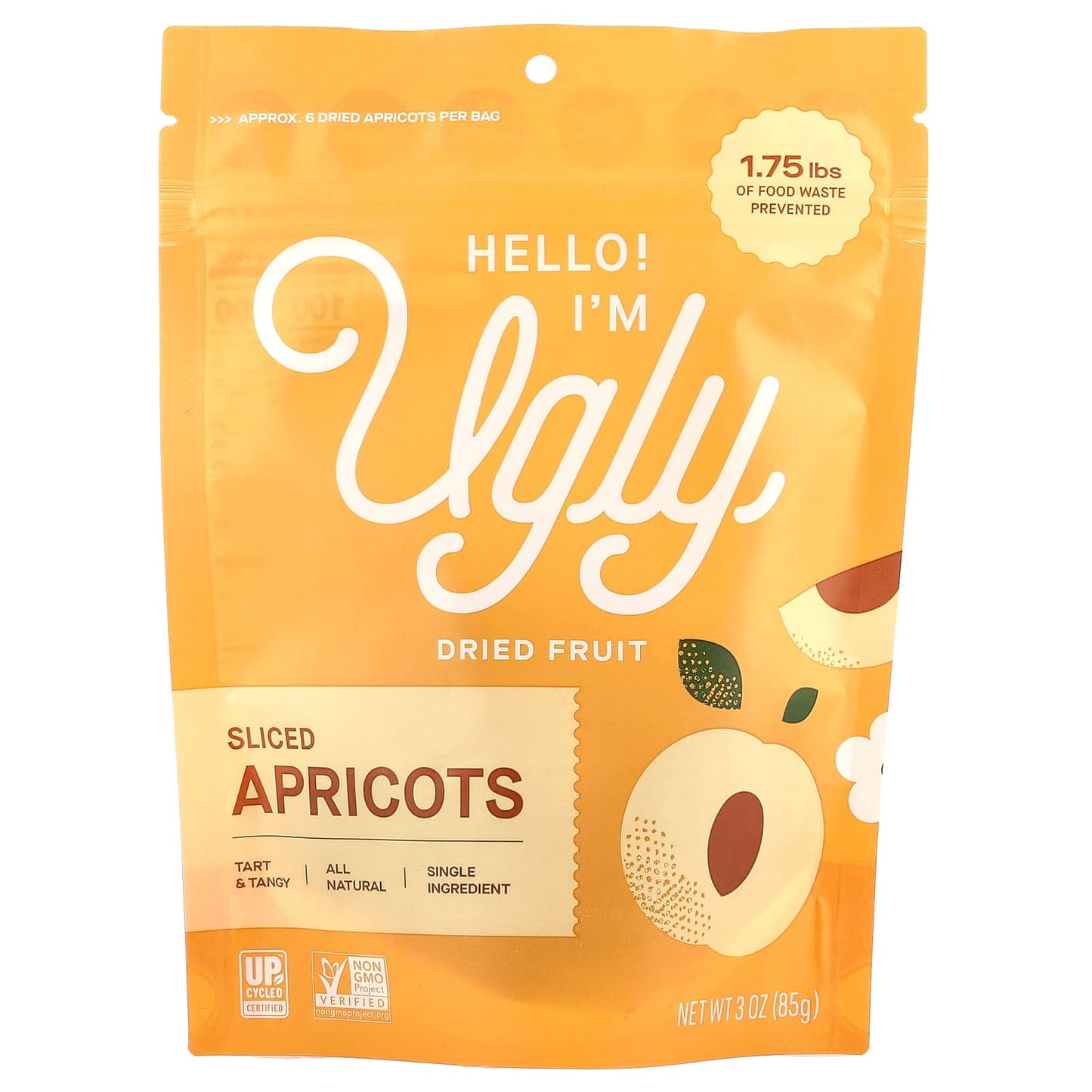 Crunchy Upcycled Apricot Snacks | No Added Sugars | All Natural - Image 1