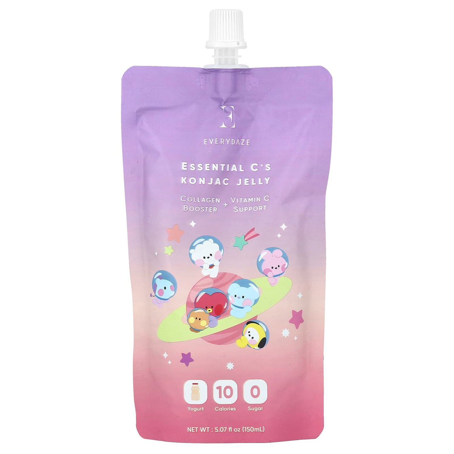 Essential C's Konjac Jelly Yogurt Snack with Collagen and Vitamin C - Image 1