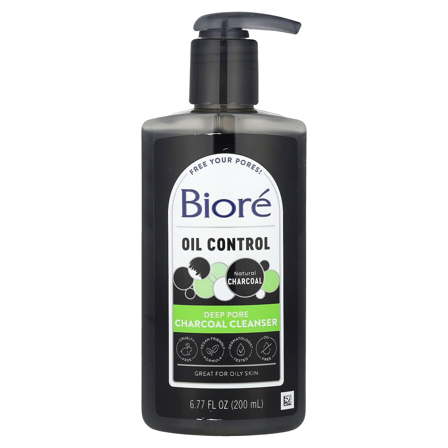 Deep Pore Charcoal Cleanser for Oily Skin - 6.77 fl oz - Image 1