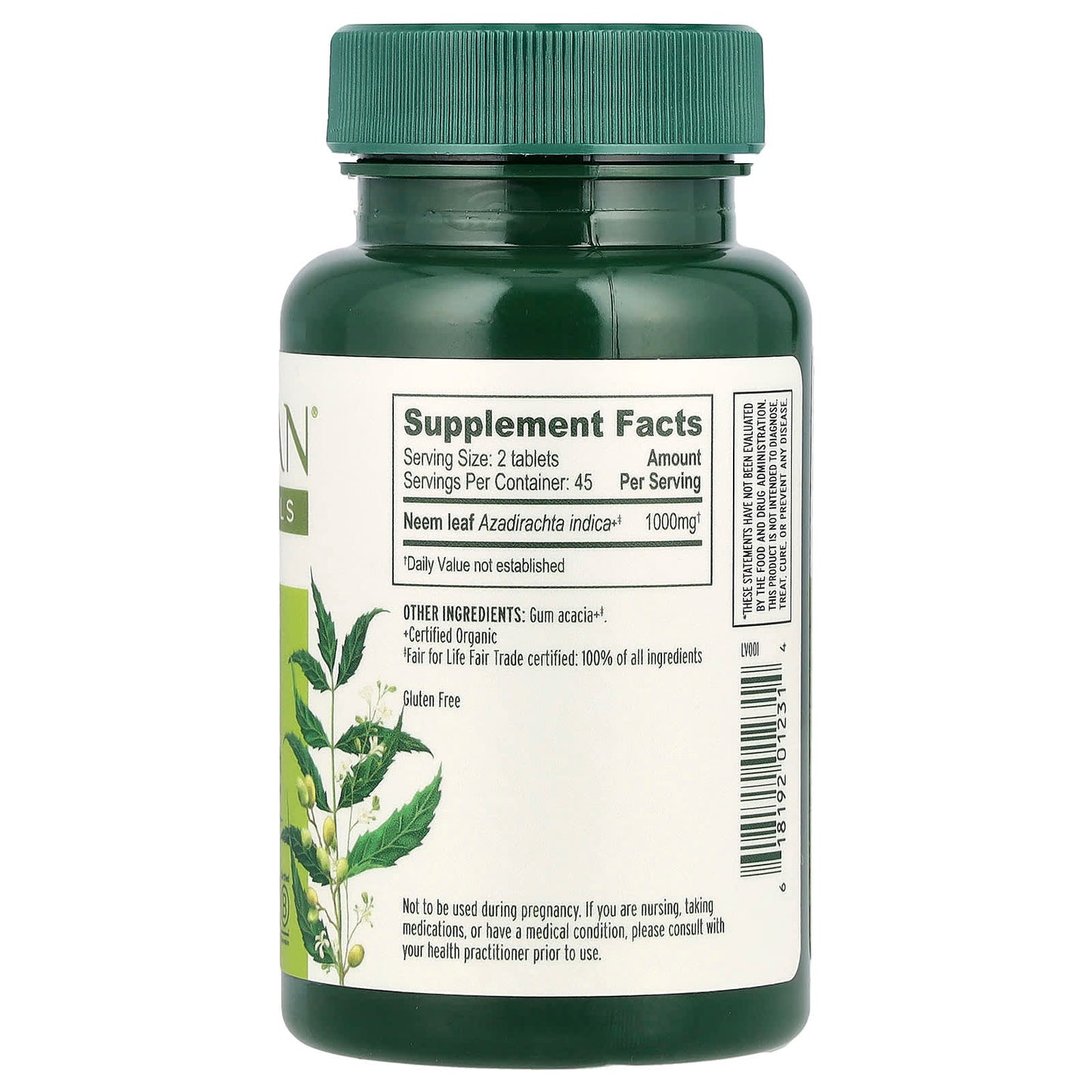 Neem Tablets for Immune & Skin Support by Banyan Botanicals - Image 2
