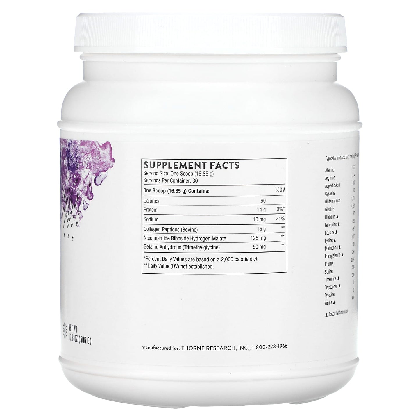 Thorne, Collagen Fit, 17.8 oz (506 g) - Image 2