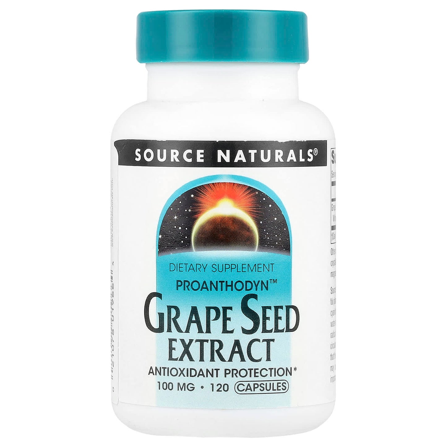 Source Naturals, Proanthodyn™, Grape Seed Extract, 100 mg, 120 Capsules - Image 1
