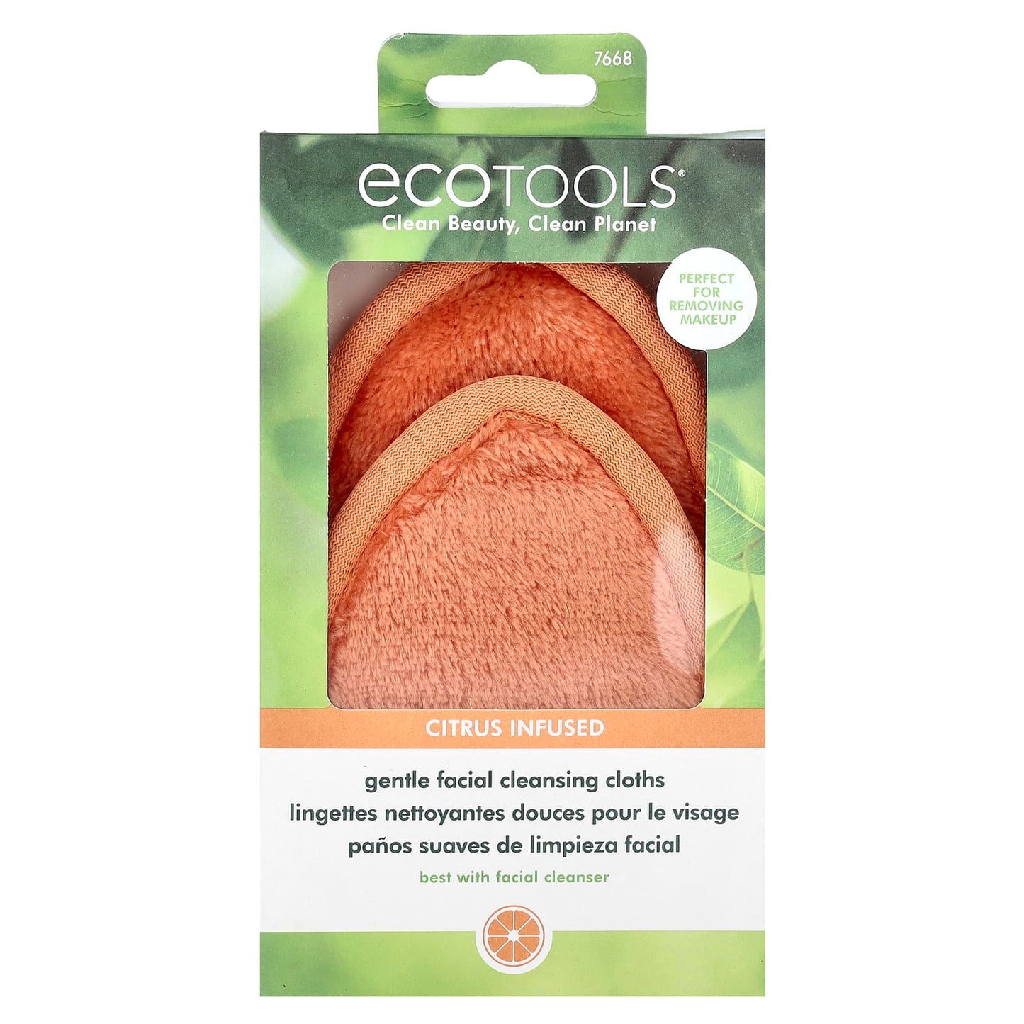 Gentle Facial Cleansing Cloths by EcoTools - Citrus Infused, Vegan & Cruelty Free - Image 2