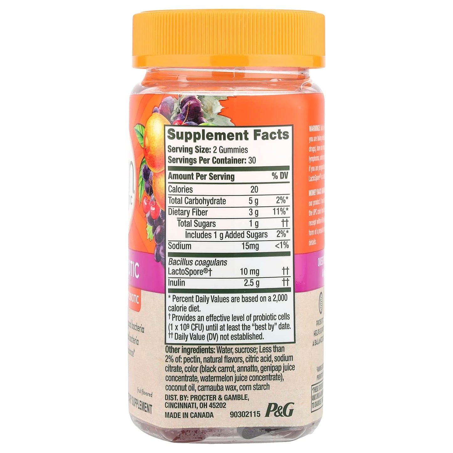 Align Probiotics Dualbiotic Gummies, Prebiotic + Probiotic, 60 Fruit Chews - Image 2