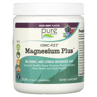 Pure Essence Ionic-Fizz Magnesium Plus Mixed Berry 12.06 oz