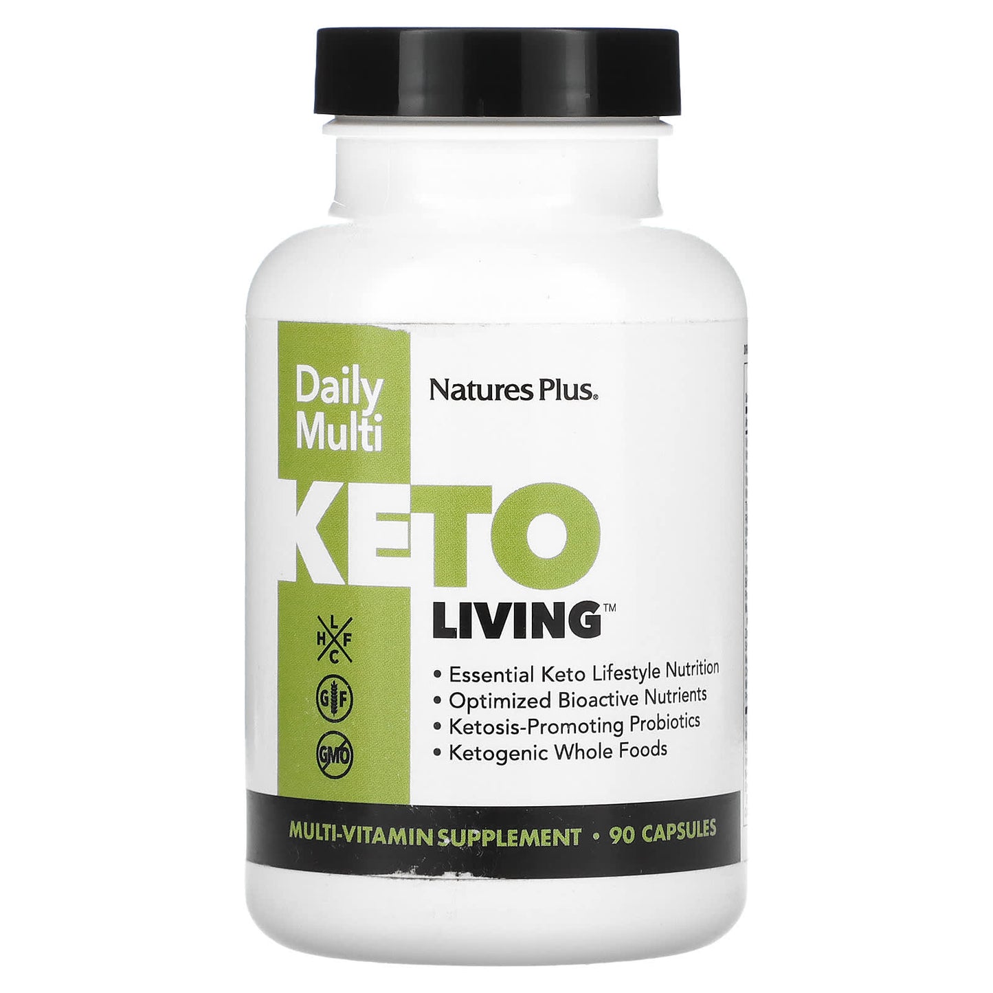 NaturesPlus, Keto Living, Daily Multi, 90 Capsules - Image 1