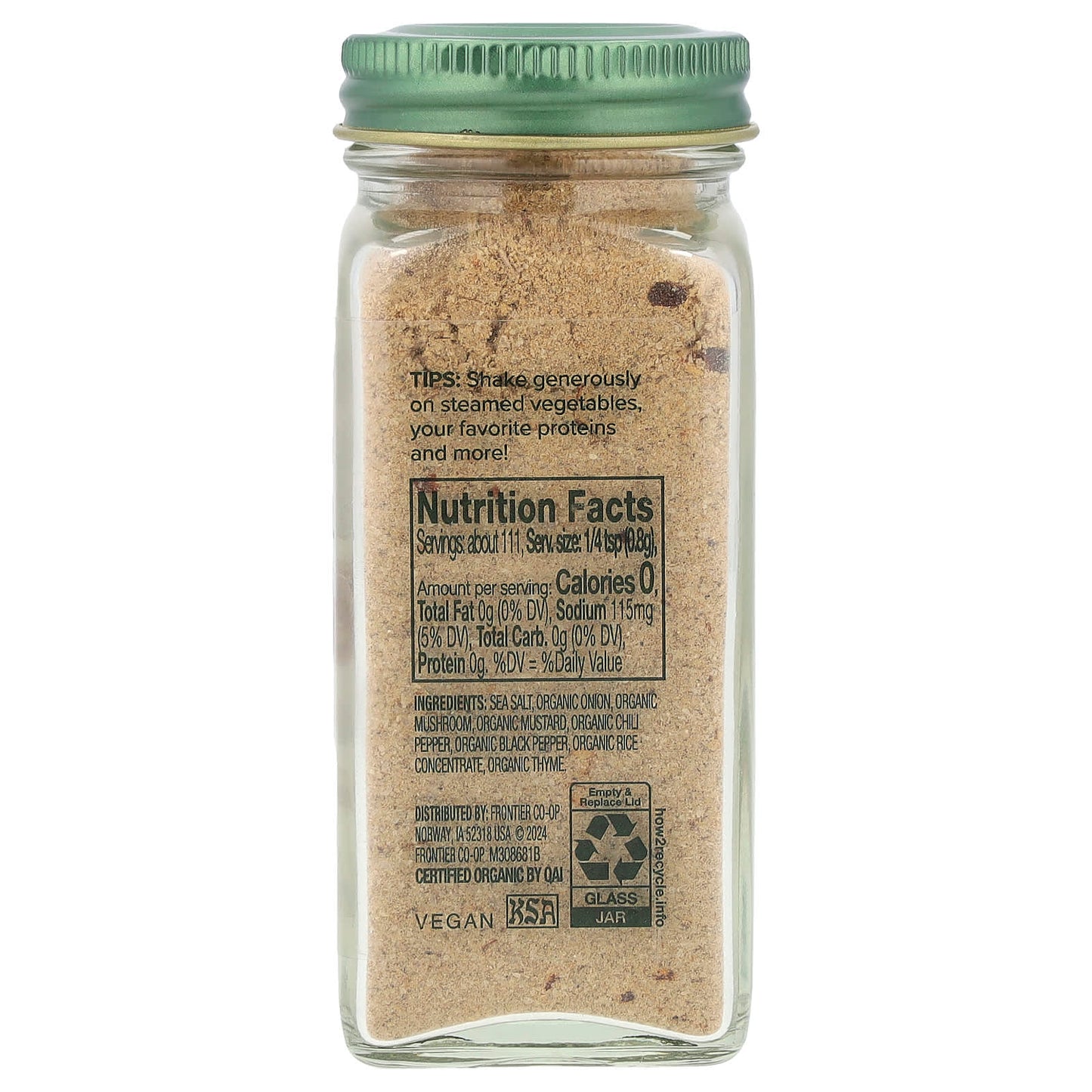 Simply Organic, Umami Blends, Original, 3.14 oz (89 g) - Image 2