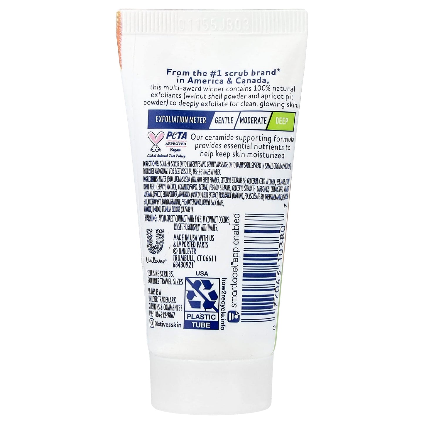 St. Ives, Fresh Skin Scrub, Apricot, 1 oz (28 g) - Image 2