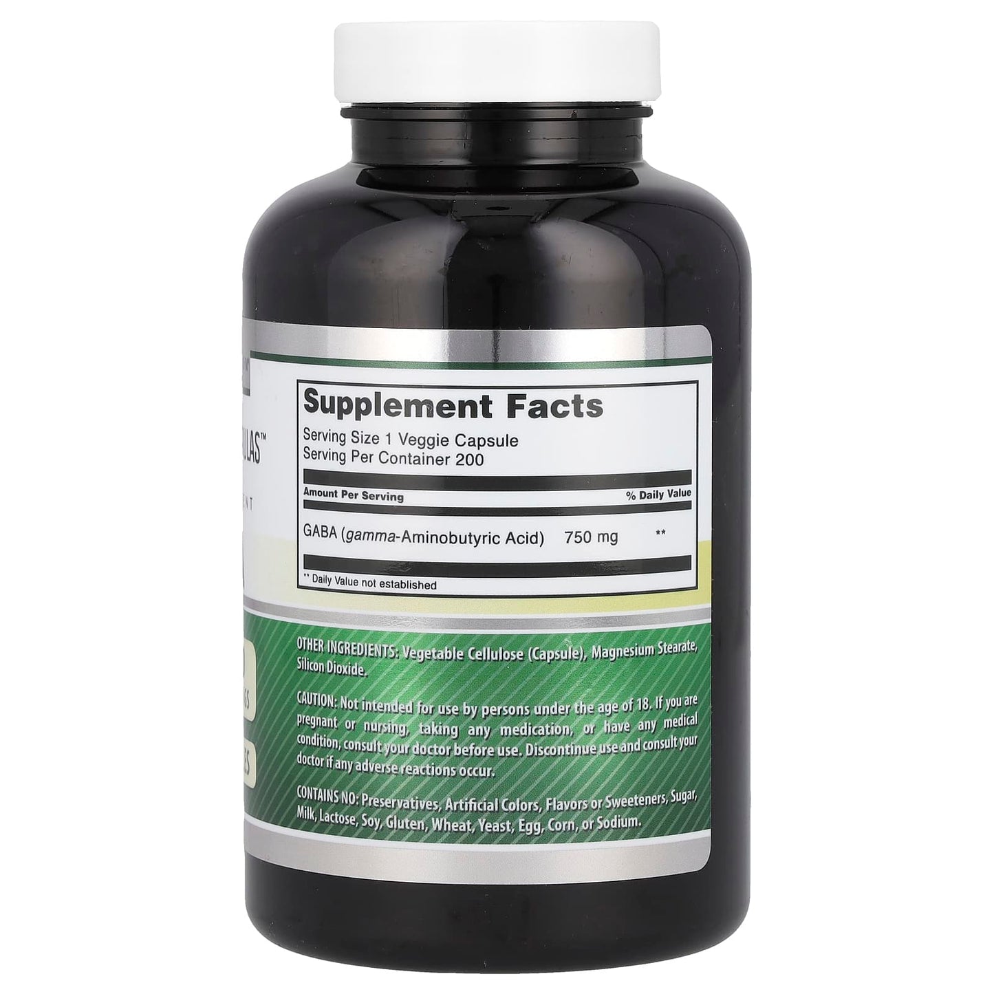 GABA Dietary Supplement 750mg for Relaxation, Sleep & Mood - Image 2