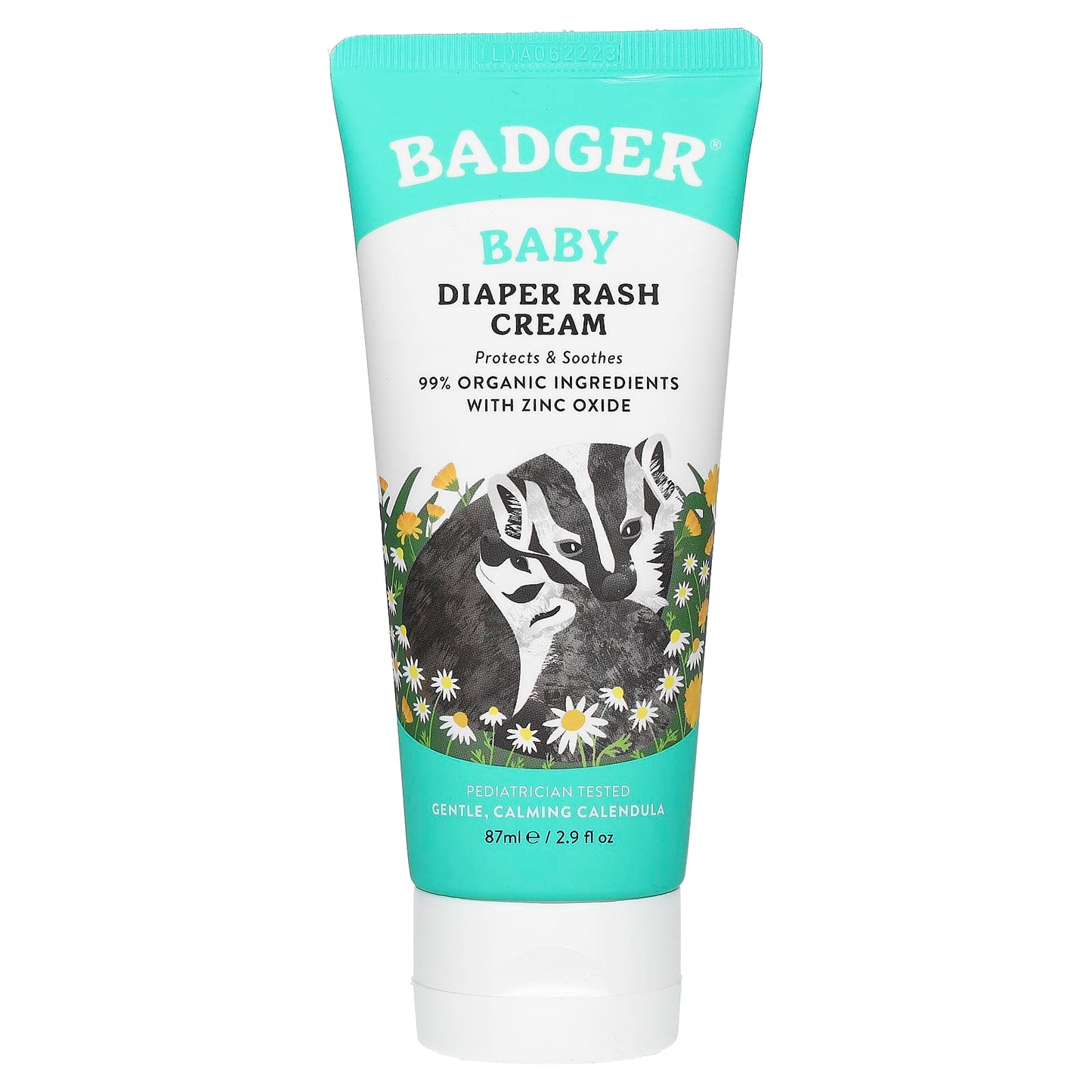 Badger Calendula Diaper Rash Cream for Babies - 2.9 oz - Image 1
