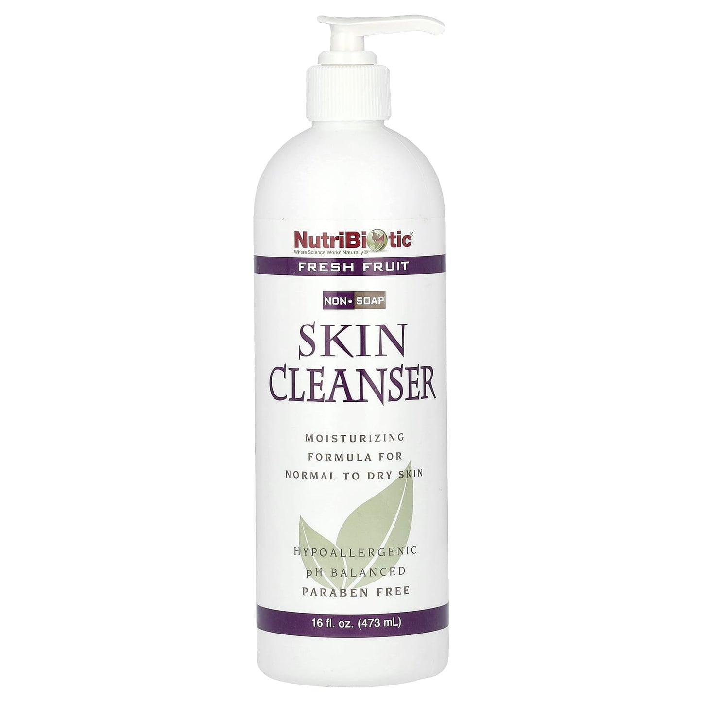 NutriBiotic, Skin Cleanser, Non-Soap, Fresh Fruit, 16 fl oz (473 ml) - Image 1