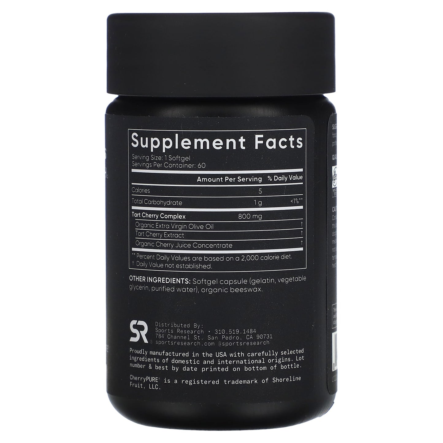 Sports Research, Tart Cherry Fruit Complex, 60 Softgels - Image 2