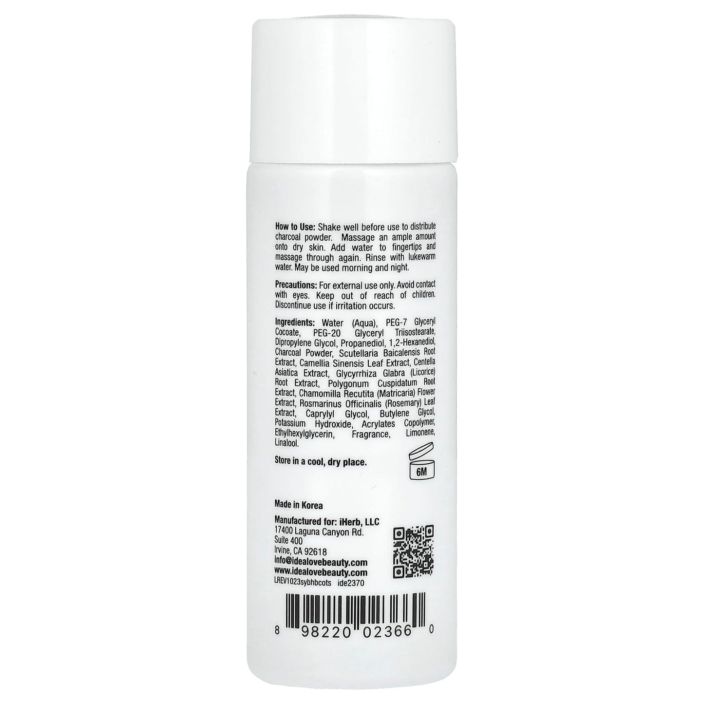 Idealove Charcoal Cleansing Oil for Glowing Skin, 1.28 fl oz - Image 2