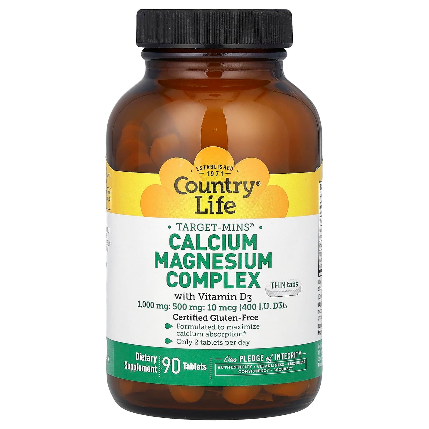 Country Life - Target-Mins Calcium Magnesium Complex with Vitamin D - Image 1