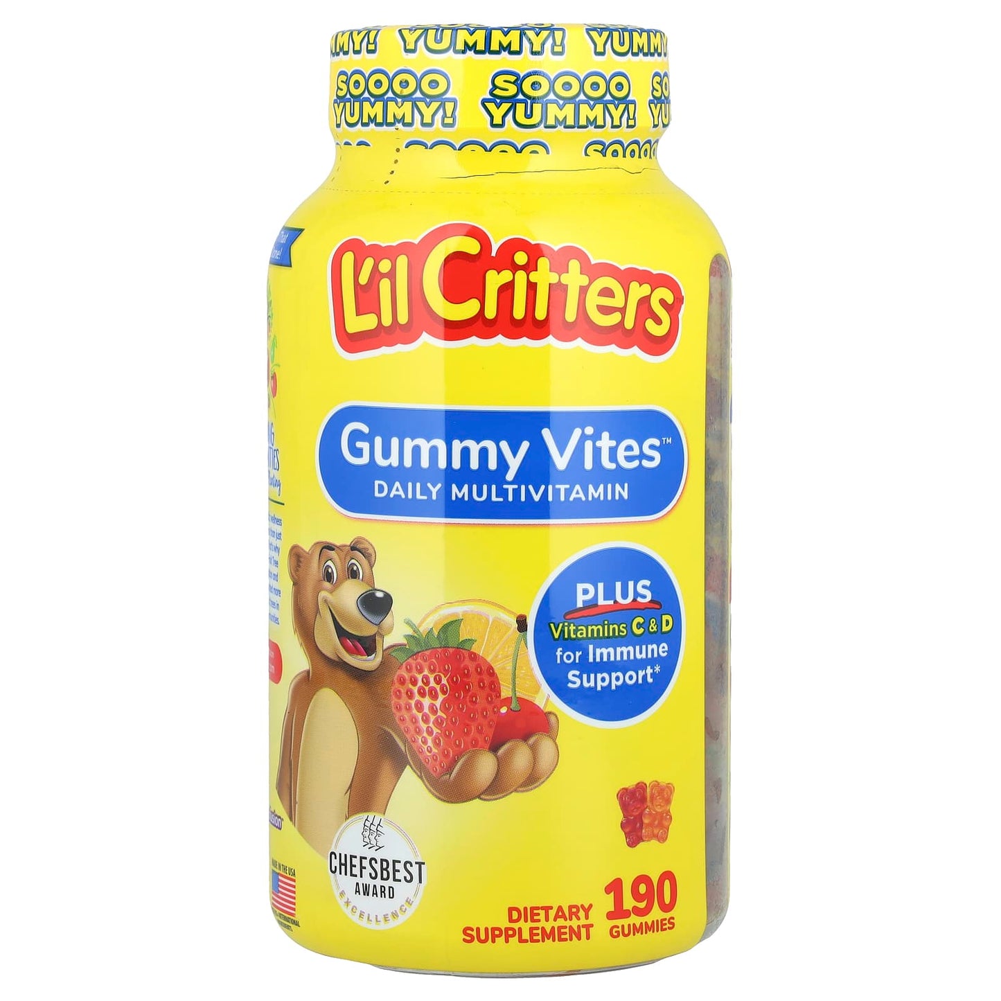 L'il Critters, Gummy Vites™ Daily Multivitamin, 190 Gummies - Image 1