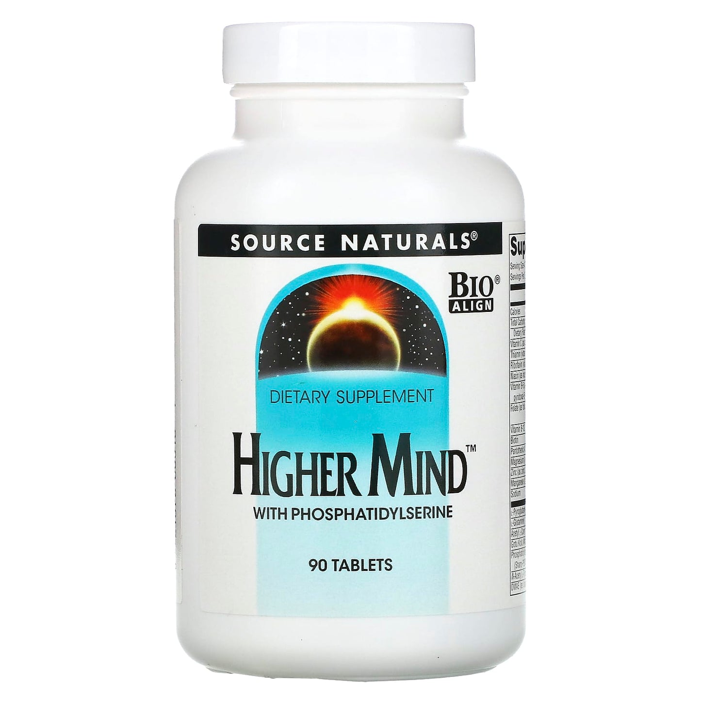 Source Naturals, Higher Mind, 90 Tablets - Image 1