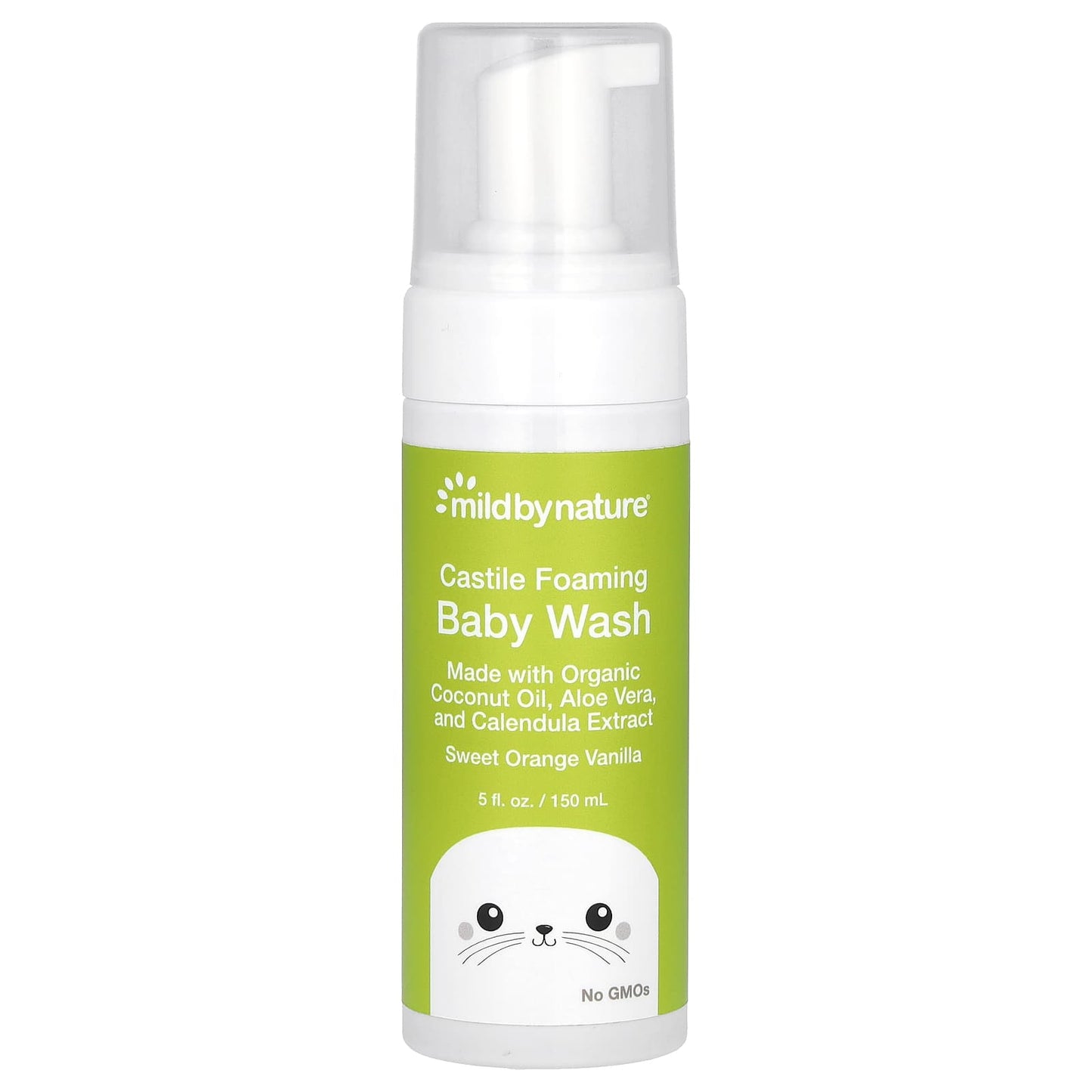 Sweet Orange Vanilla Castile Baby Wash - Gentle & Organic, 5 fl oz - Image 1