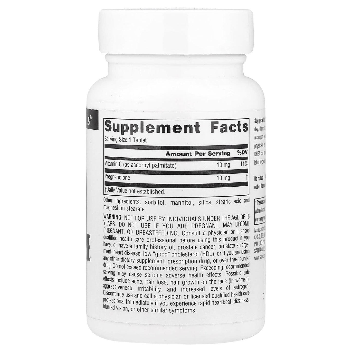 Source Naturals, Pregnenolone, 120 Tablets - Image 2
