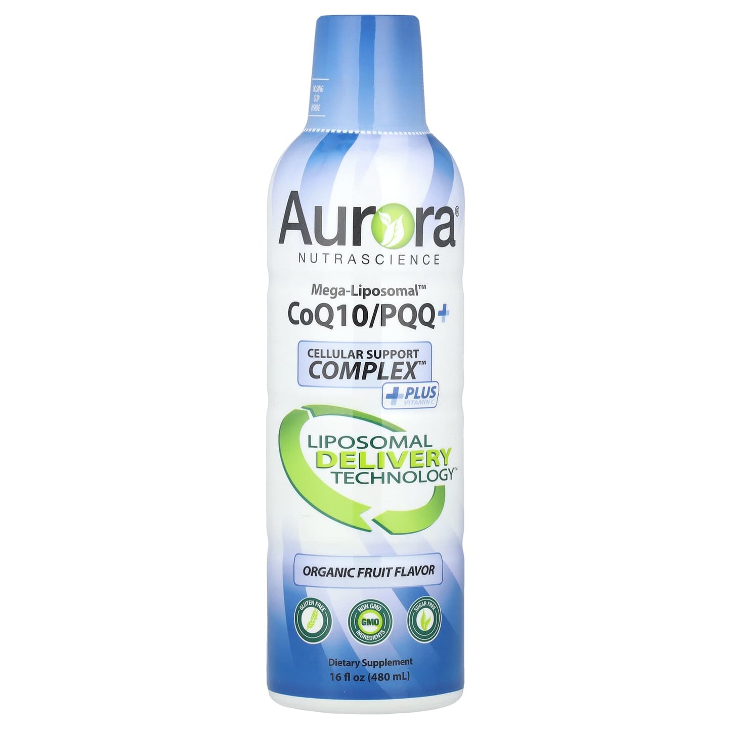 Boost Cellular Energy with Aurora Nutrascience Mega-Liposomal CoQ10/PQQ+ - Image 1
