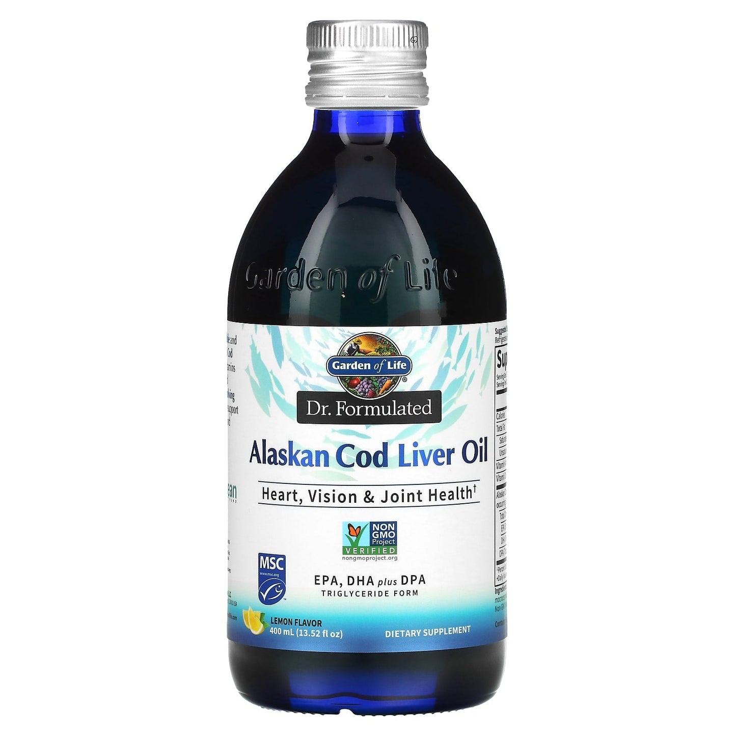 Alaskan Cod Liver Oil for Heart, Vision, & Joint Health - 13.52 fl oz - Image 1