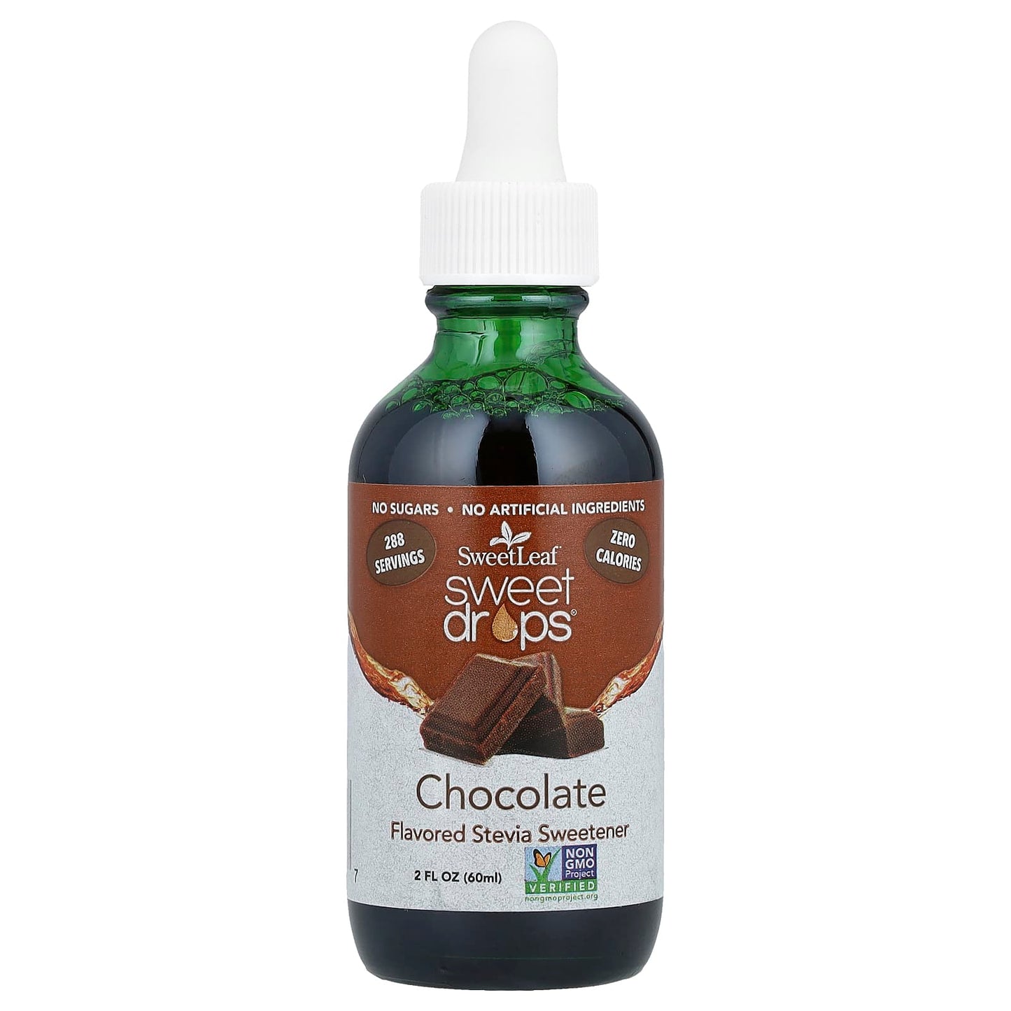 SweetLeaf Stevia, Sweet Drops™, Chocolate, 2 fl oz (60 ml) - Image 1