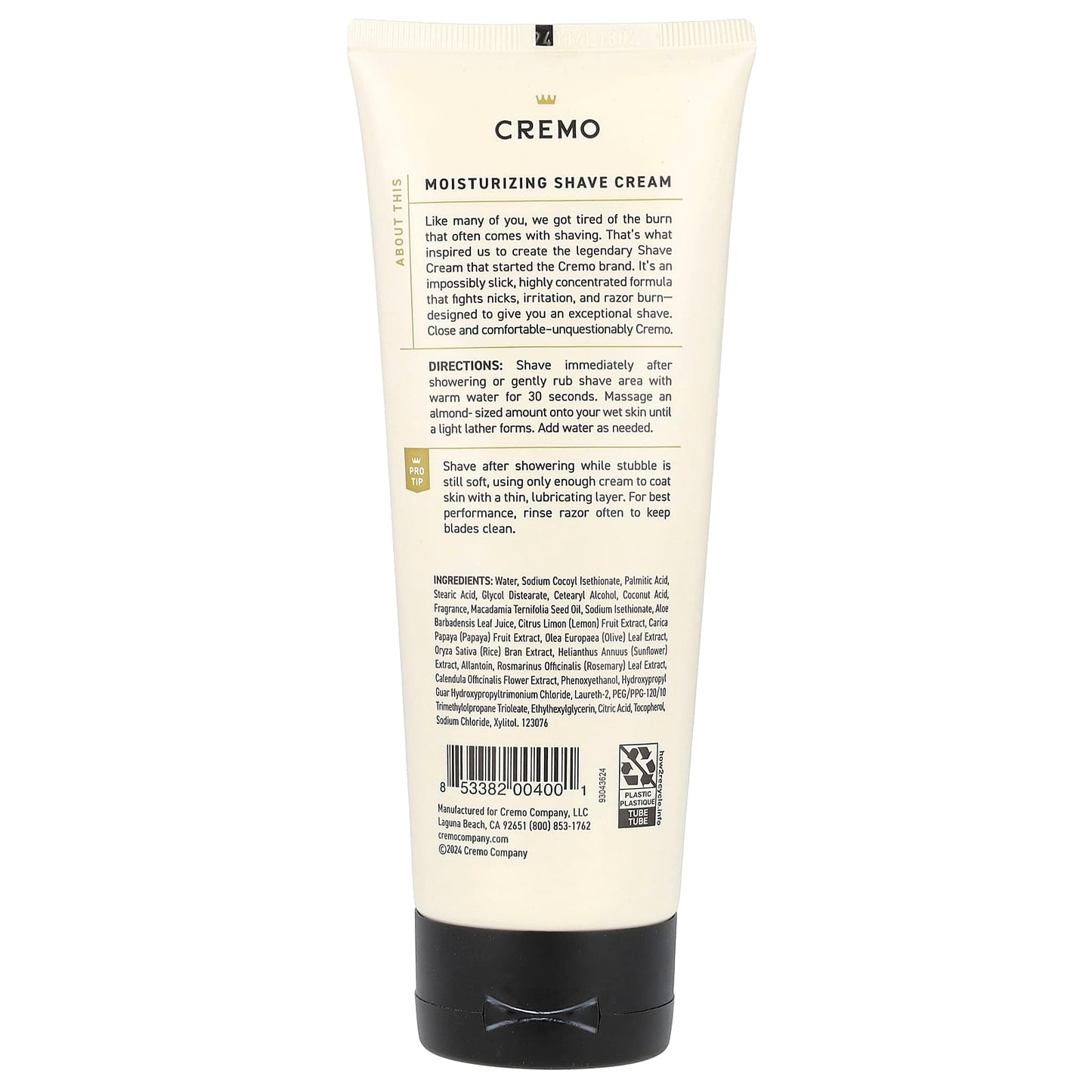 Cremo Classic Citrus Shave Cream for an Exceptional Shave - Image 2
