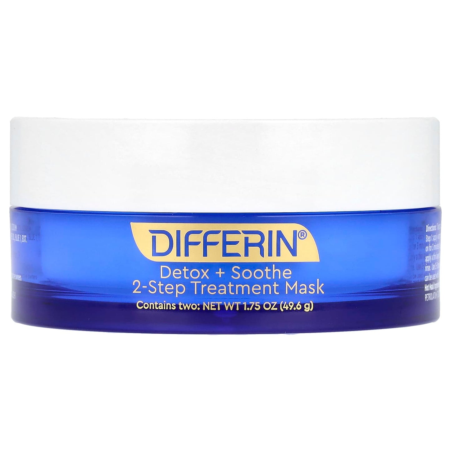 Differin Detox + Soothe 2-Step Treatment Beauty Mask, 1.75 oz - Image 1