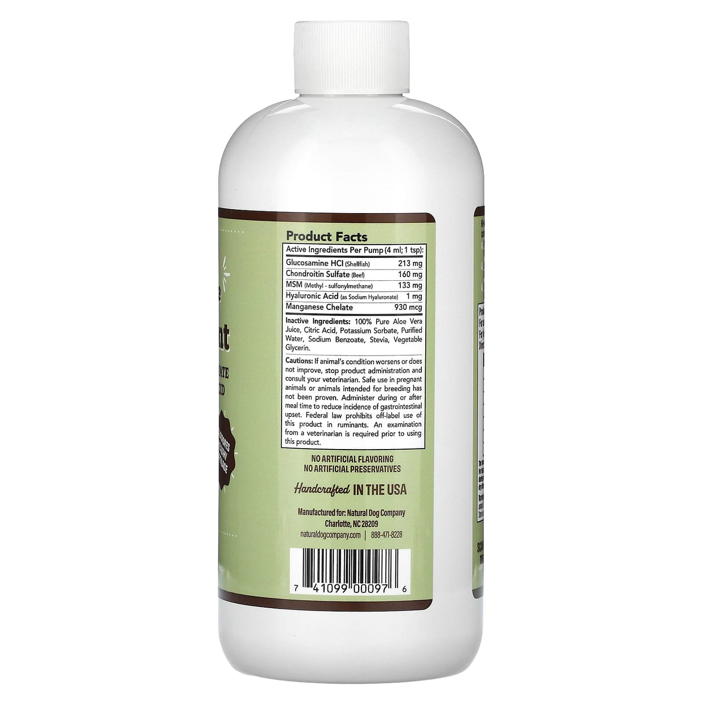 Natural Dog Company, Liquid Glucosamine, Hip & Joint, For Dogs, 16 fl oz (473 ml) - Image 2