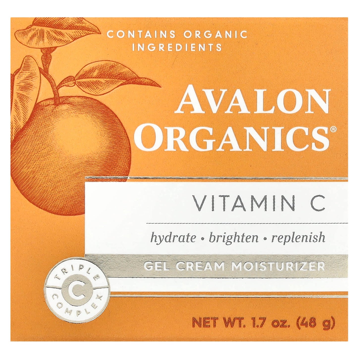Vitamin C Gel Cream Moisturizer for Glowing Skin by Avalon Organics - Image 2