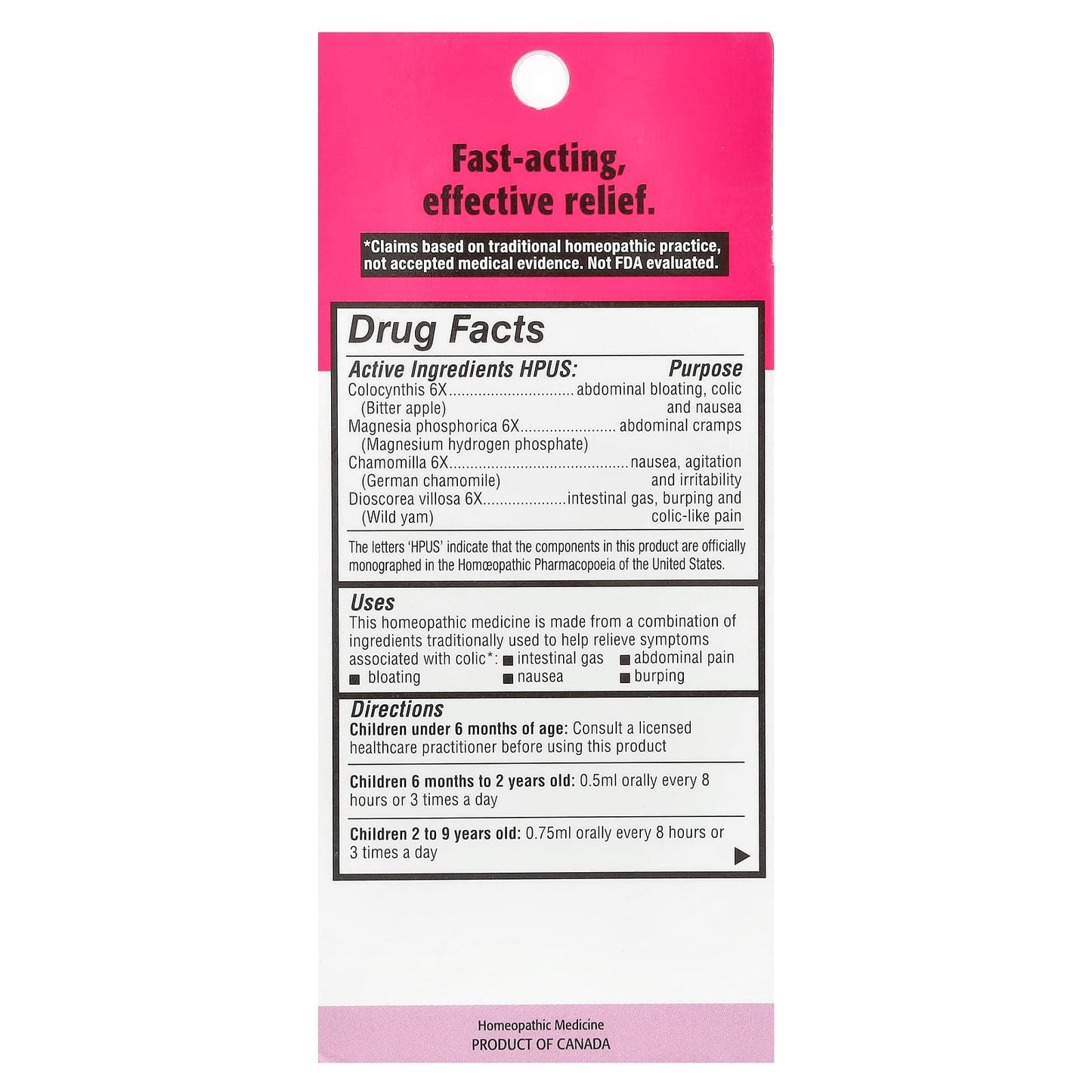 Fast-Acting Colic Relief for Kids 0-9 Years - Homeolab USA - Image 2