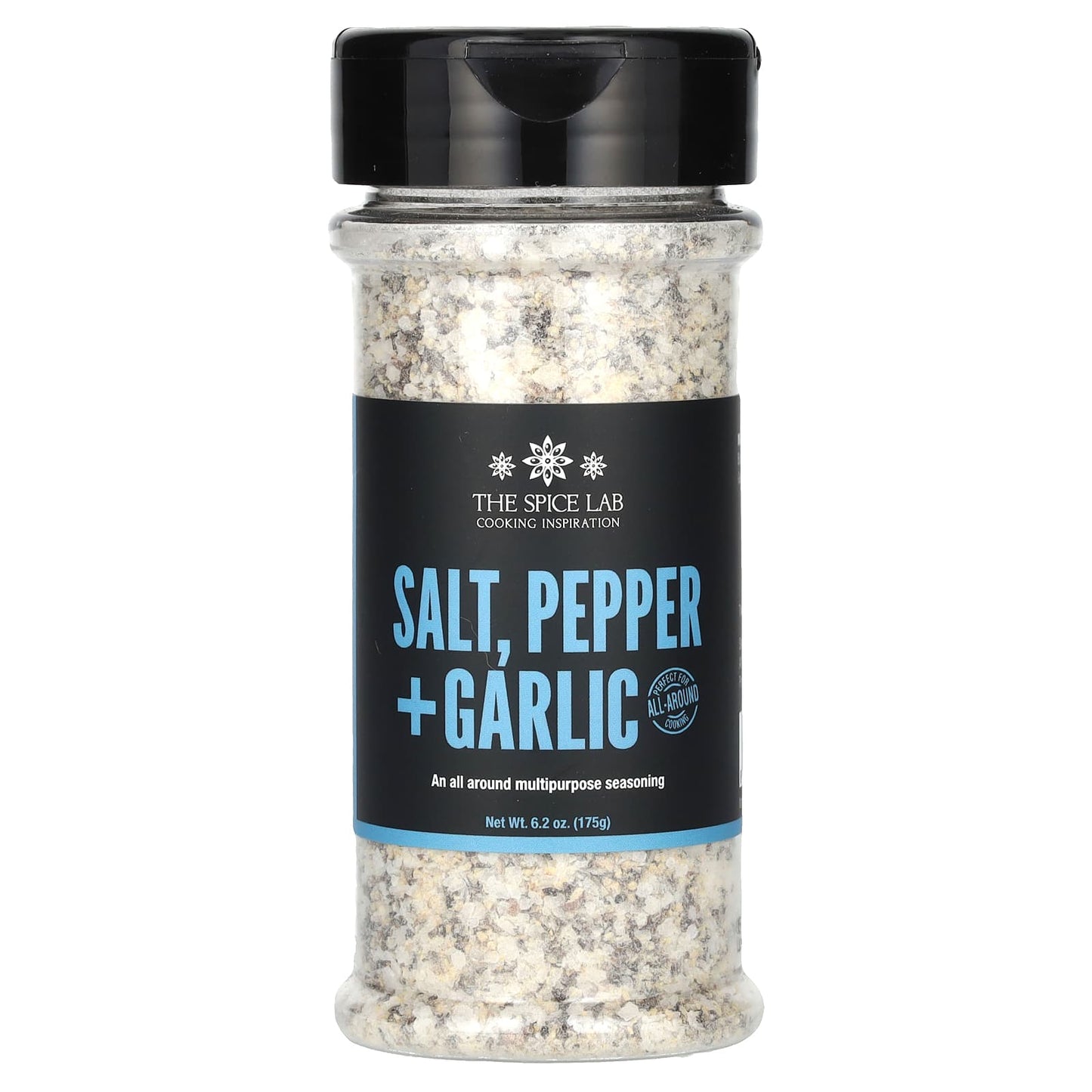 The Spice Lab, Salt, Pepper + Garlic, 6.2 oz (175 g) - Image 1