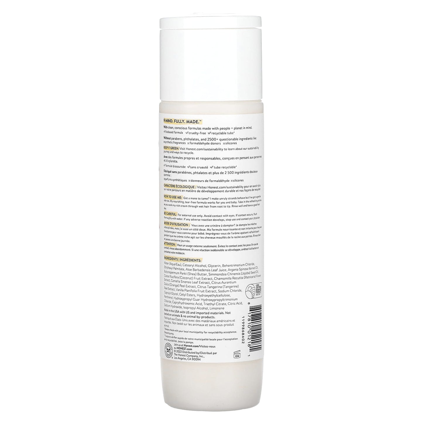 The Honest Company, Refresh Conditioner, Citrus Vanilla , 10 fl oz (295 ml) - Image 2