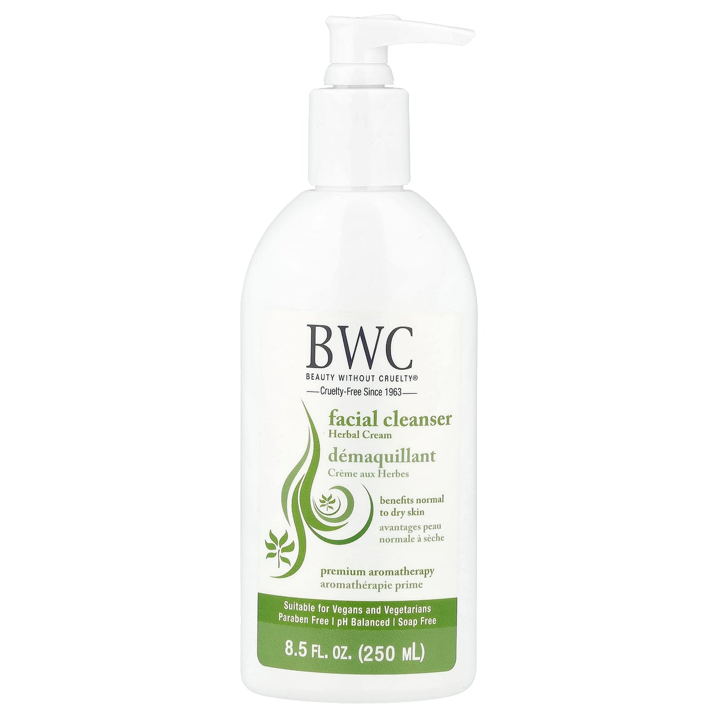 Cruelty-Free Facial Cleanser for Normal to Dry Skin - 250ml - Image 1