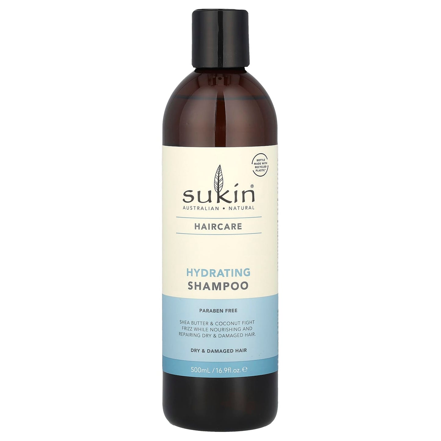 Sukin, Hydrating Shampoo, Dry & Damaged Hair, 16.9 fl oz (500 ml) - Image 1