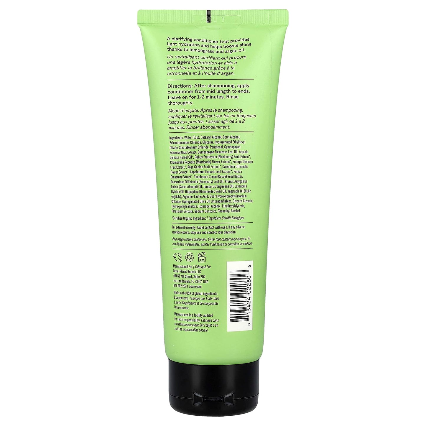 Clarify and Shine with Acure Lemongrass & Argan Conditioner - Image 2