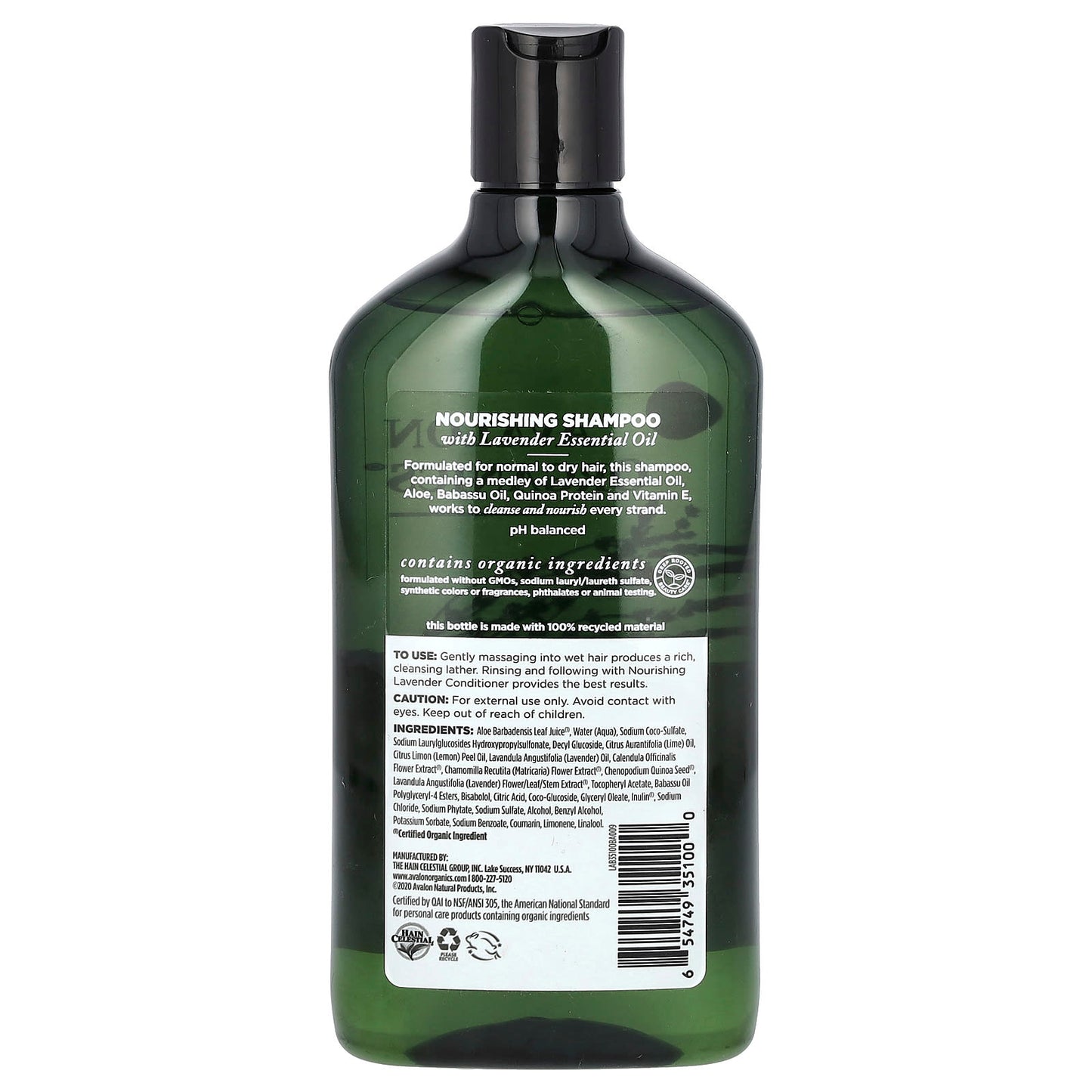Nourishing Lavender Shampoo for Normal to Dry Hair by Avalon Organics - Image 2