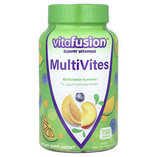 Berry, Peach & Orange Flavored Multivitamin Gummies by VitaFusion - 150 Count