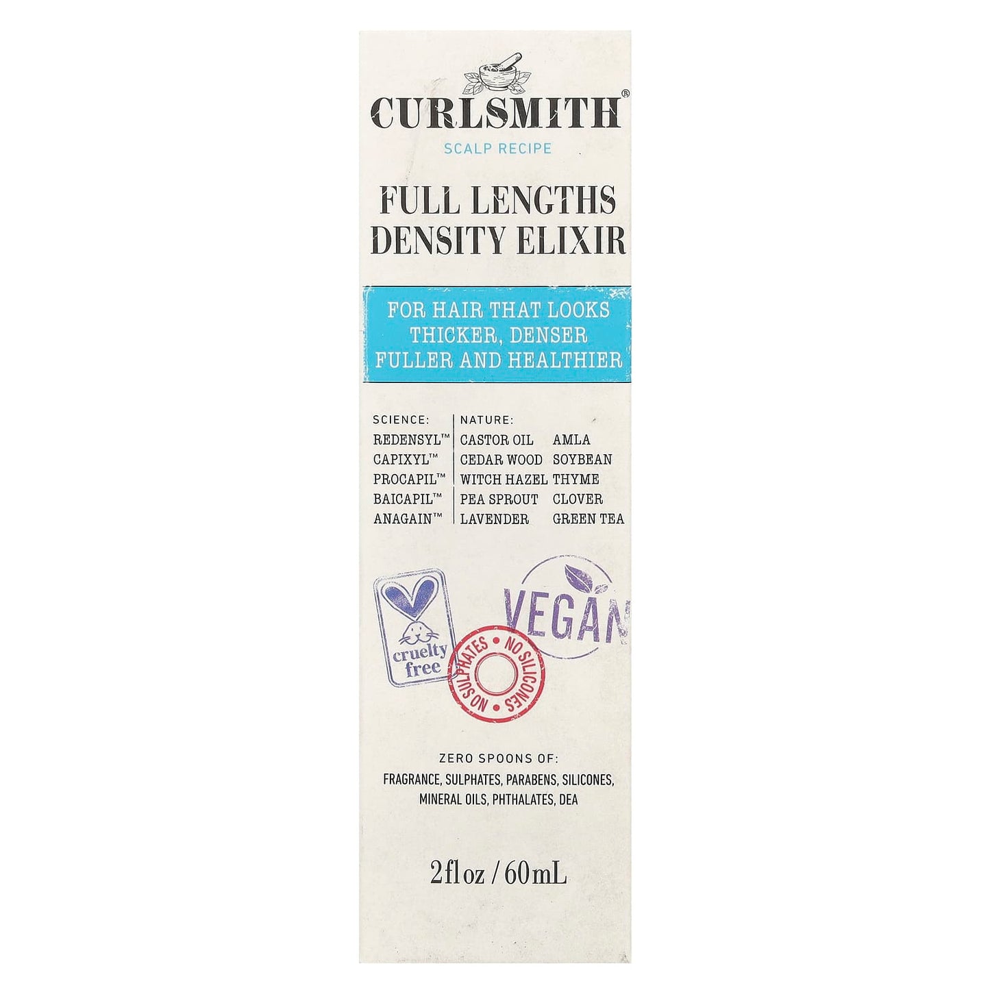 Curlsmith Full Lengths Density Elixir, Boost Hair Thickness & Density - Image 2