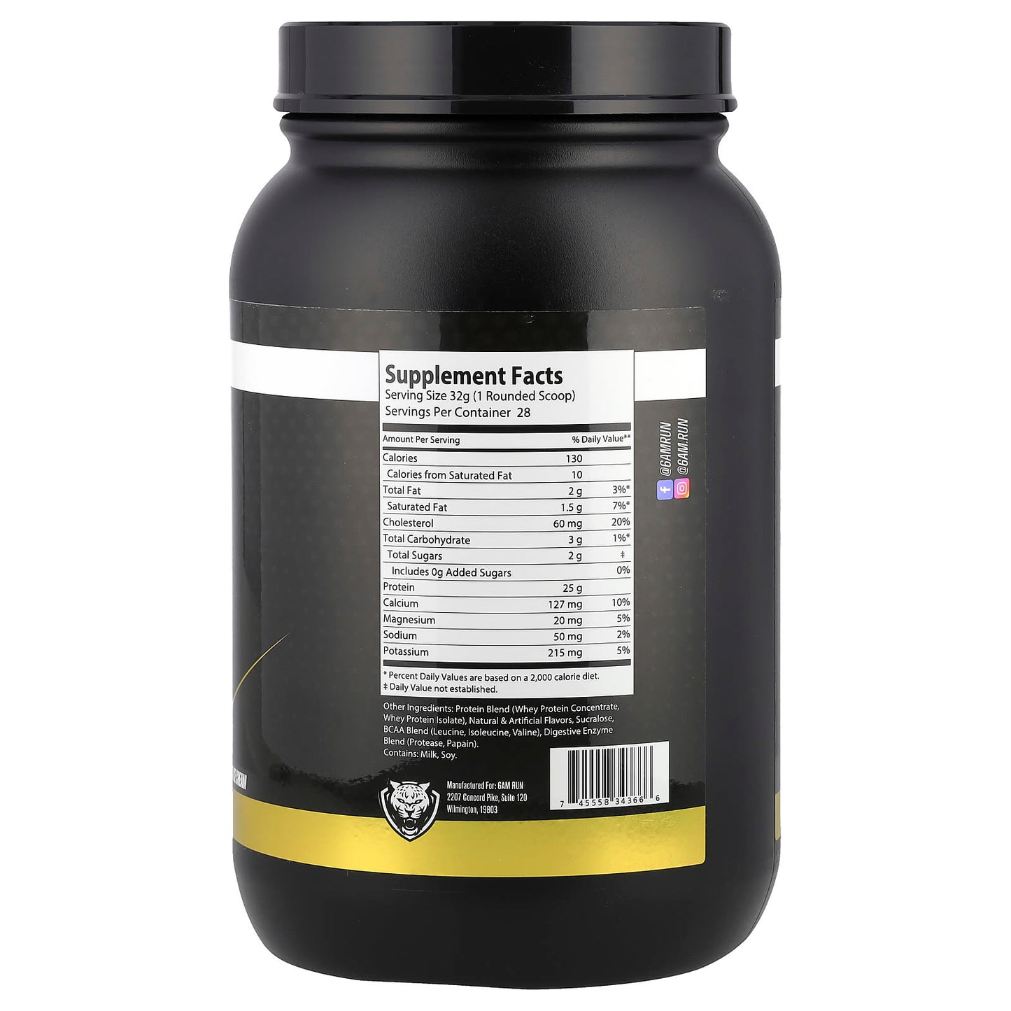 Clean Whey Protein for Runners - 25g Protein Per Serving | 6AM Run - Image 2