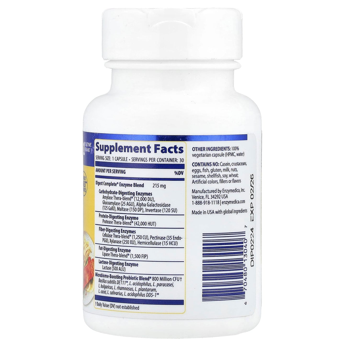 Complete Digestive Support with Enzymedica Digest Complete + Probiotics - Image 2